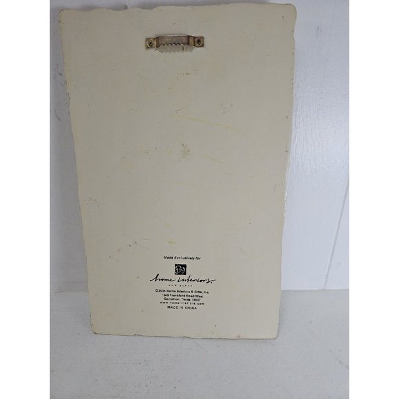 Home Interior’s 3-D Amaryllis Wall Plaque 2004 11” x 7” Wall Hanging - Picture 3 of 5